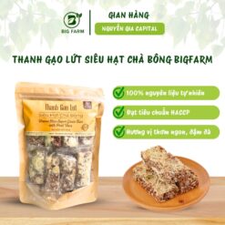 Thanh gạo lứt siêu hạt chà bông Bigfarm