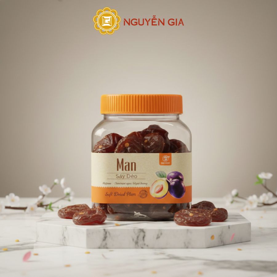 Mơ gừng sấy dẻo 250g - Ảnh 3