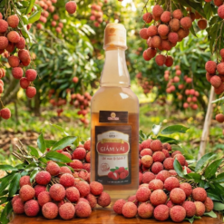 Giấm vải lên men tự nhiên Nguyễn Gia